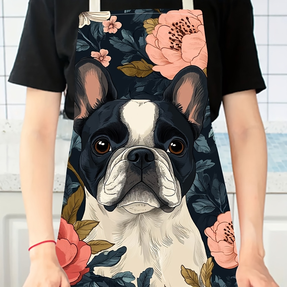 French Bulldog Floral Apron -  - đánh giá và giá Home Cooking For Dogs