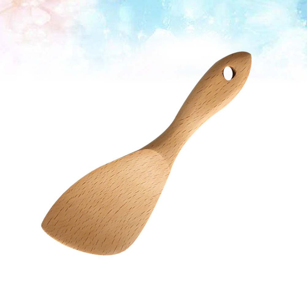 1Pcs Wooden Rice Shovel Natura - đánh giá và giá Home Cooking Service
