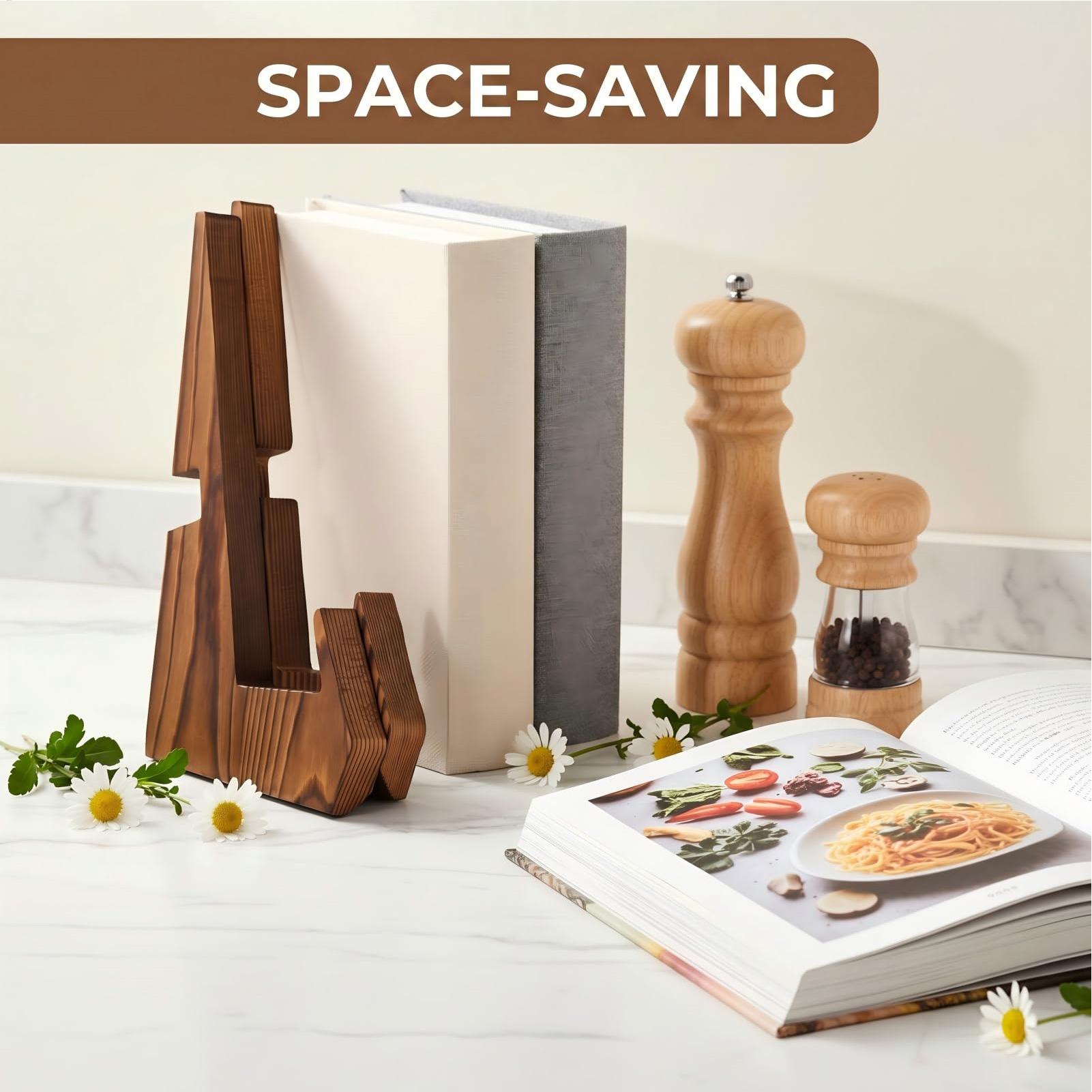 Cookbook Stand Rustic Foldable - đánh giá và giá Home Cooking Recipe