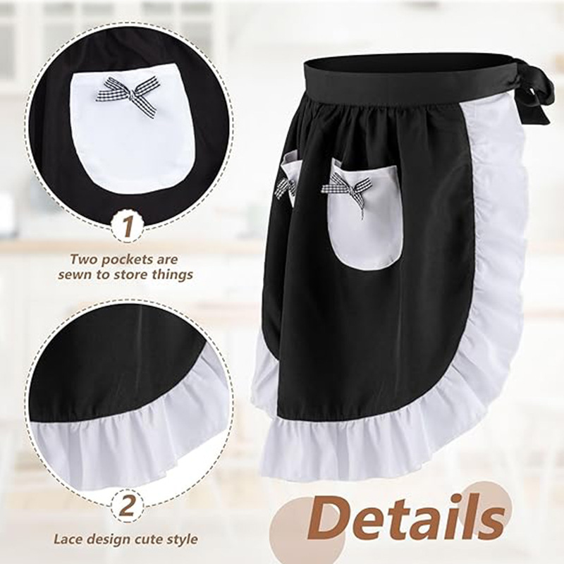 Elegant Lace Short Apron With  - đánh giá và giá Home Cooking Service