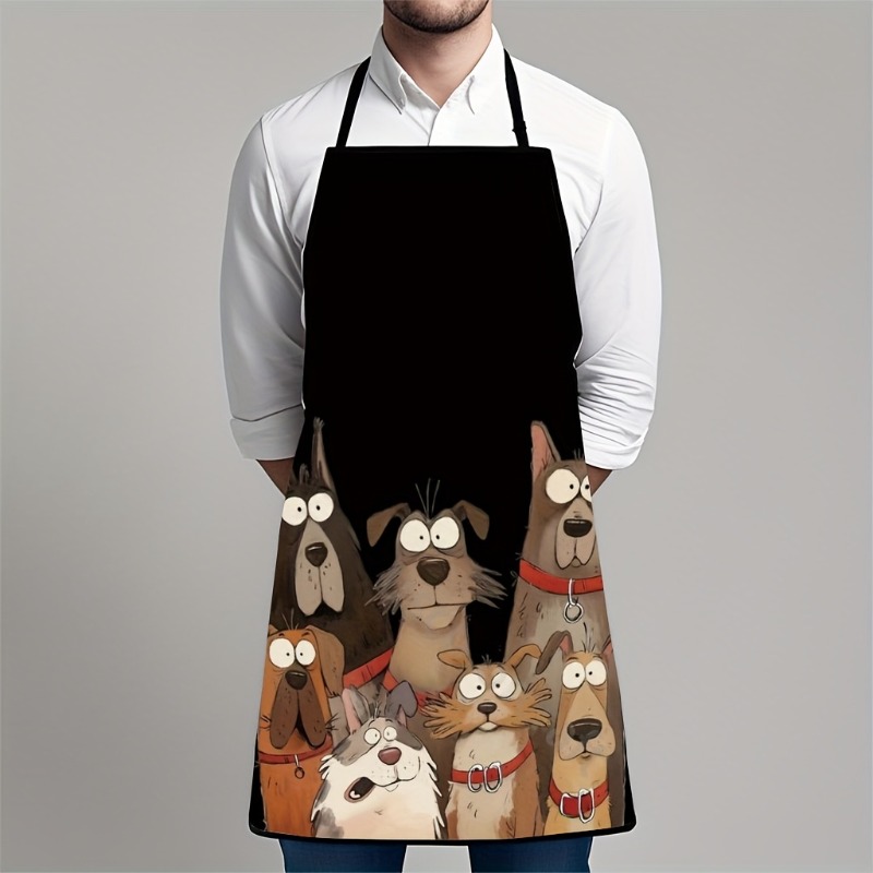 1pc 1pcs Dog Print Apron Suita - đánh giá và giá Home Cooking For Dogs