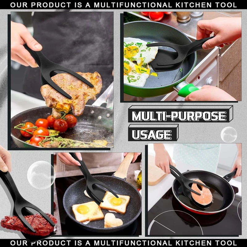 2 in 1 Grip Flip Spatula Clamp - đánh giá và giá Home Cooking In French