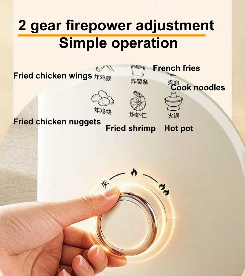 Electric Fryer Non-stick Frenc - đánh giá và giá Home Cooking In French