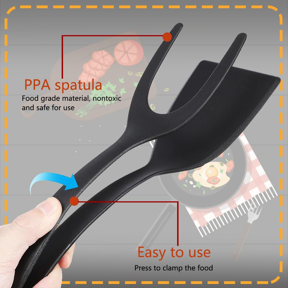 2 in 1 Grip Flip Spatula Clamp - đánh giá và giá Home Cooking In French